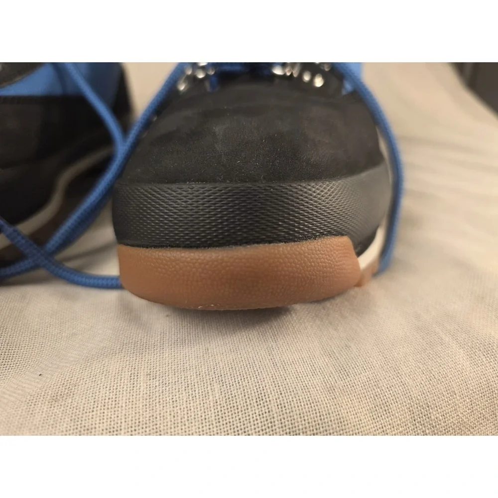 Timberland Euro Hiker Black Nubuck And Blue Size 11 Mid Hiker Worn Once